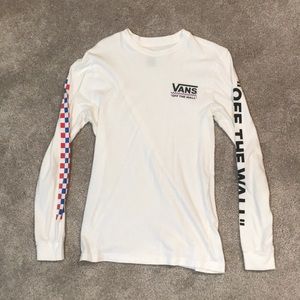 Vans Long Sleeve Graphic Shirt Size Small
